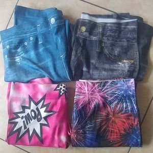 NWOT/EUC No Boundaries Capri Leggings Bundle